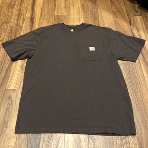 Brown Carhartt Original fit tee